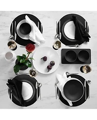 Villeroy & Boch Manufacture Rock Round Faux Leather Placemats, Set of 4