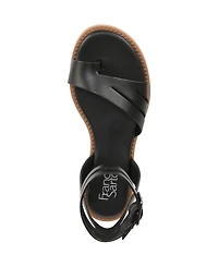 Franco Sarto Women's Greene Toe Loop Ankle Strap Sandals