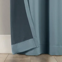 Brandon Magnetic Closure Room Darkening Grommet Curtain Panel Pair