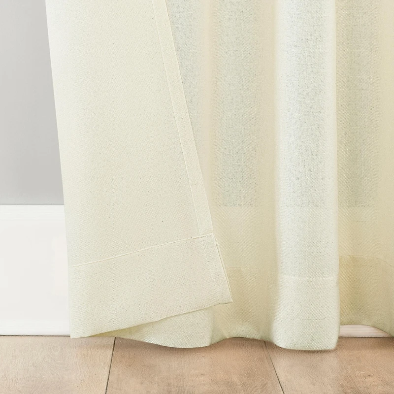 Hathaway Twist Tab Semi-Sheer Top Curtain Panel