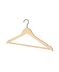 WeThinkStorage 20pk Premium Wood Hotel Quality Regular Hanger - Natural