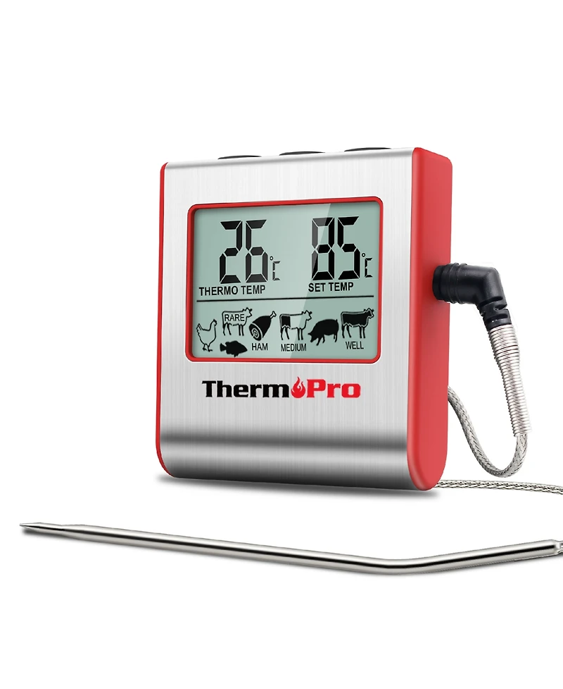 ThermoPro Pack of 1 TP16W Digital Meat Cooking Smoker Kitchen Grill Bbq Thermometer