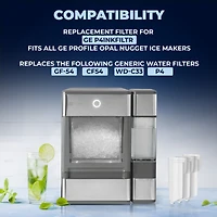 Mist Replacement for P4INKFILTR Ice Maker Water Filter, Compatible with all Ge Opal Nugget Ice Maker Water Filter, 3 Pack