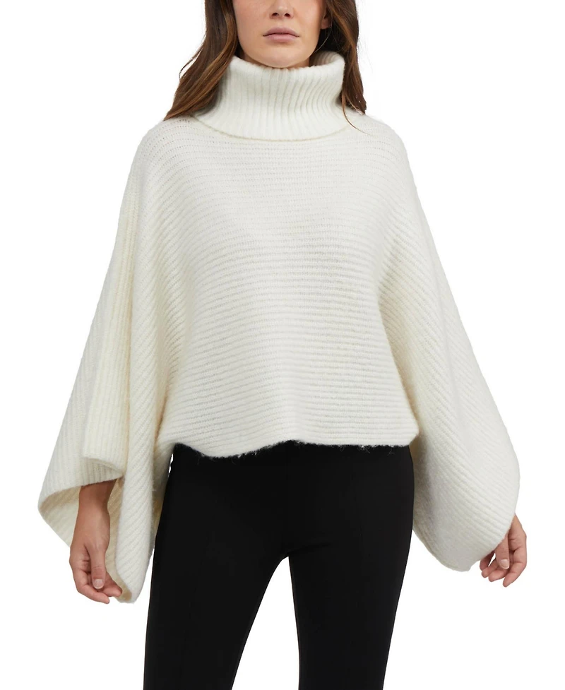 Bebe Women's Oversized Mock Neck Sweater