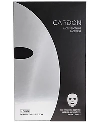 Cardon Cactus Soothing Face Mask, 4-Pk.