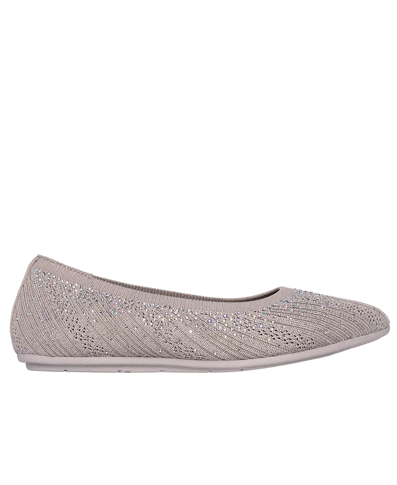 Skechers Women's Cleo 2.0 - Glitzy Days Slip-On Casual Ballet Flats from Finish Line
