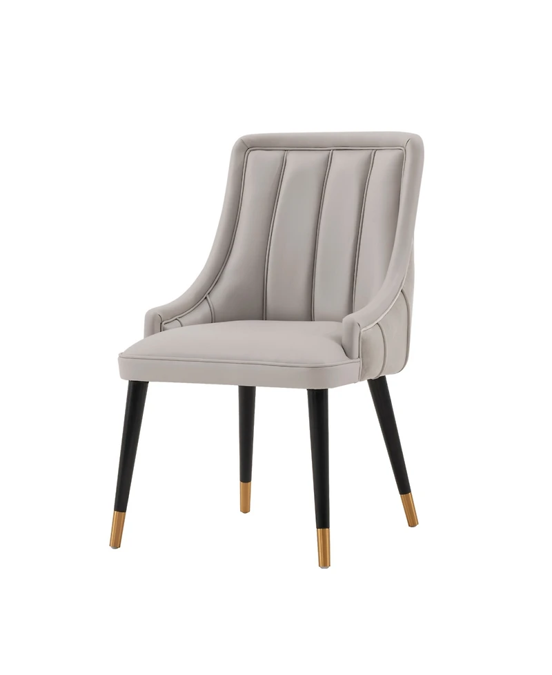 Manhattan Comfort Eda 2-Piece Upholstered Dining Chair Set