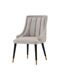Manhattan Comfort Eda 2-Piece Upholstered Dining Chair Set