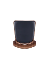 Manhattan Comfort Moderno -Piece Leatherette Upholstered Stackable Dining Chair Set