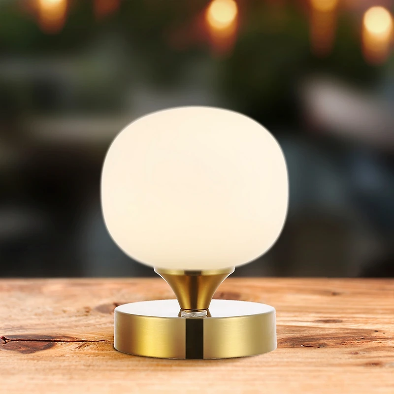 Owen Bohemian Farmhouse Iron Rechargeable Integrated Led Table Lamp