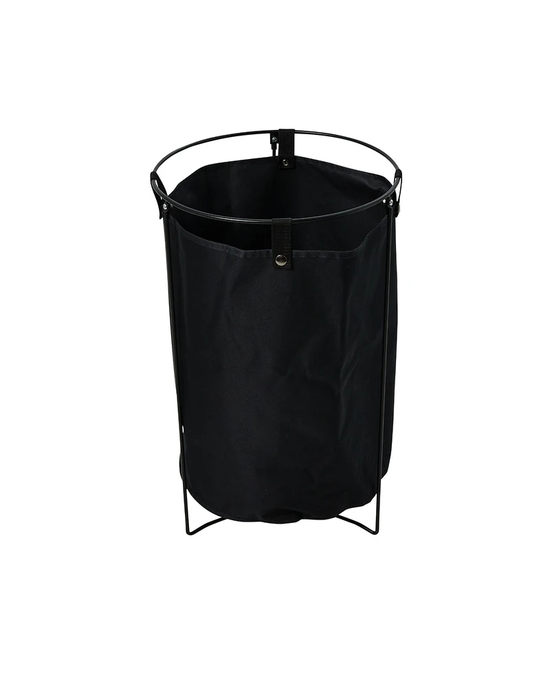 Household Essentials Metal Wire Frame Laundry Hamper with Removable Canvas Bag