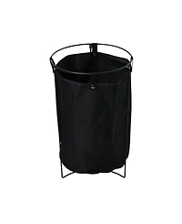 Household Essentials Metal Wire Frame Laundry Hamper with Removable Canvas Bag