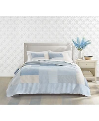 Charter Club Seaside Patchwork 3-Pc. Quilt Set, King, Exclusively at Macy's