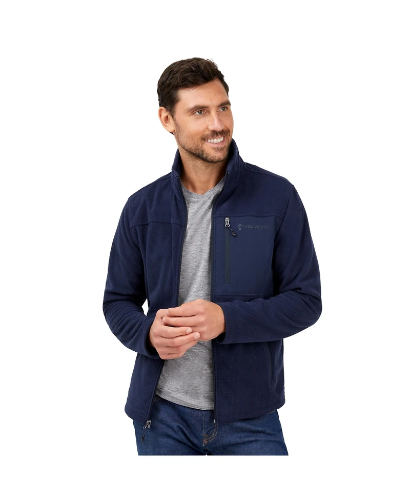 Free Country Men's Calabaza Ii Brick Fleece Jacket