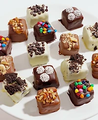 Chocolate Covered Company Assorted Belgian Chocolate Covered Brownie Bites