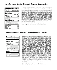 Chocolate Covered Company Love Bug Belgian Chocolate Covered Strawberries and Oreo Cookies