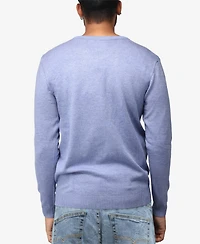 X-Ray Men's Basic V-Neck Pullover Midweight Sweater