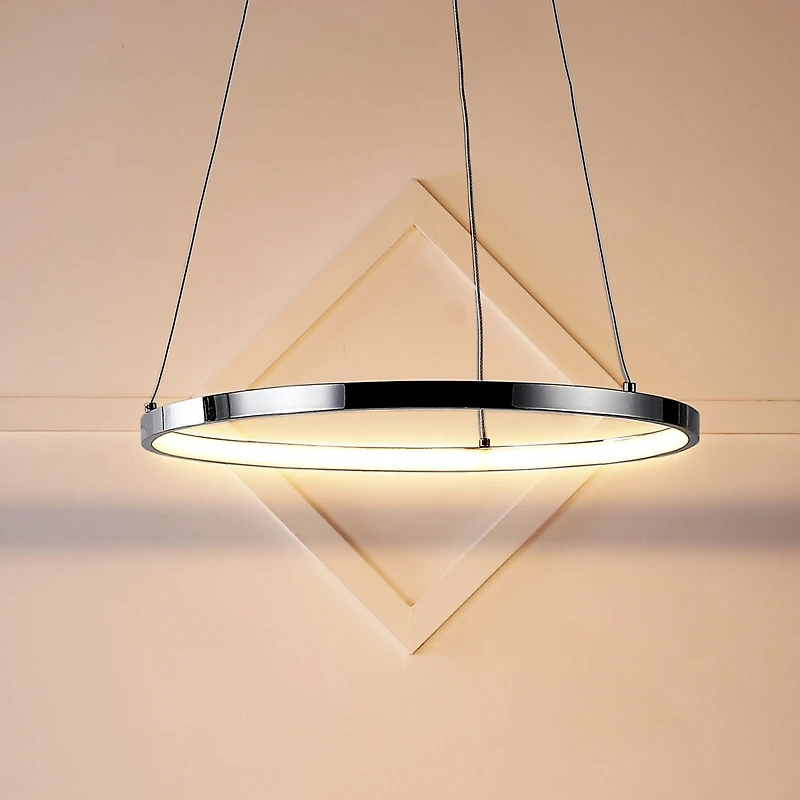 Jonathan Y Brice Modern Contemporary Iron Integrated Led Pendant