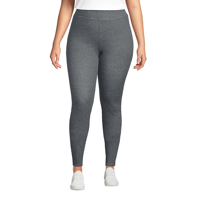 Lands' End Plus High Rise Serious Sweats Fleece Lined Pocket Leggings