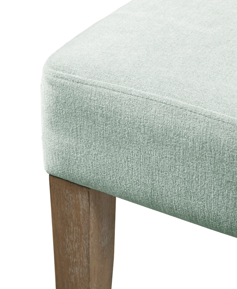 Madison Park 23.25" Carson Wide Wood Upholstered Wingback Dining Chair