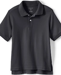 Lands' End Boys Short Sleeve Interlock Polo Shirt