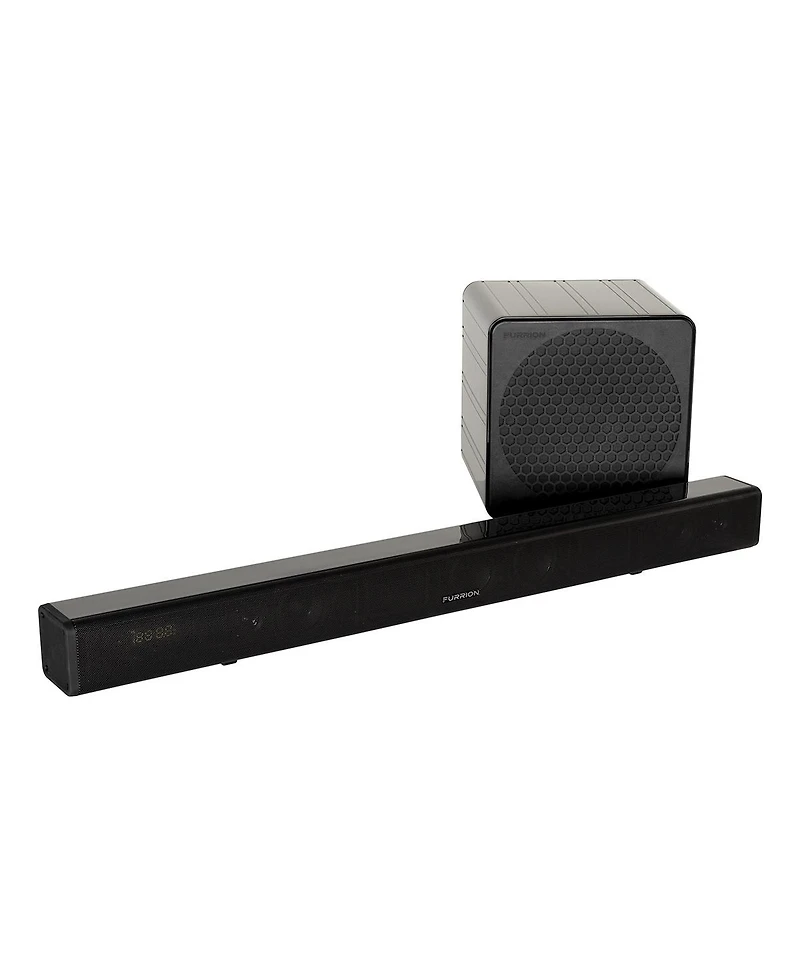 Furrion Aurora 130W 2.1 Outdoor Sound System with 8" Wireless Subwoofer, Bluetooth, Hdmi-arc, & Optical Inputs