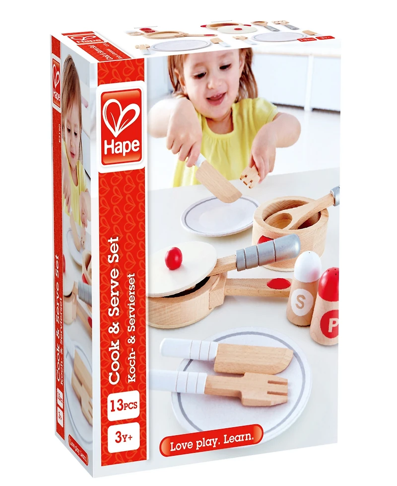 Hape Cook Serve Kitchen Accessory Playset