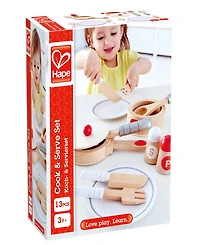 Hape Cook Serve Kitchen Accessory Playset