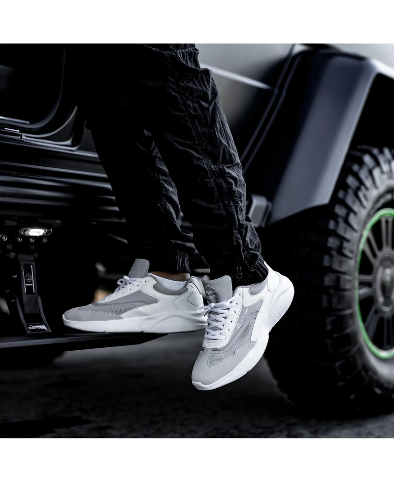 Alpine Swiss Stuart Mens Chunky Sneakers Retro Platform Dad Tennis Shoes