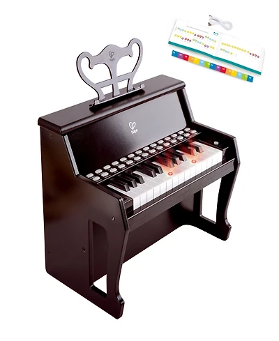 Hape Learn with Lights Black Electronic Piano