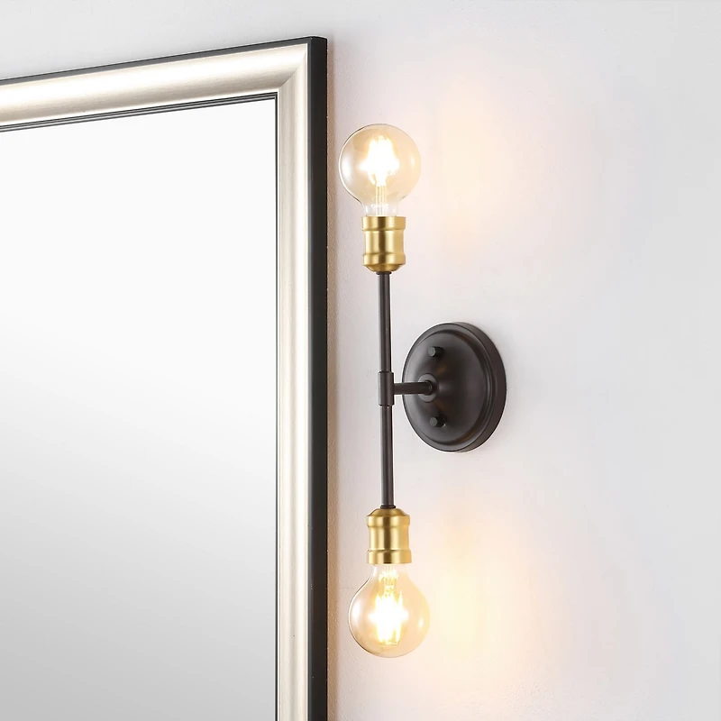 Jaxon Industrial Farmhouse Iron Led Vanity Light