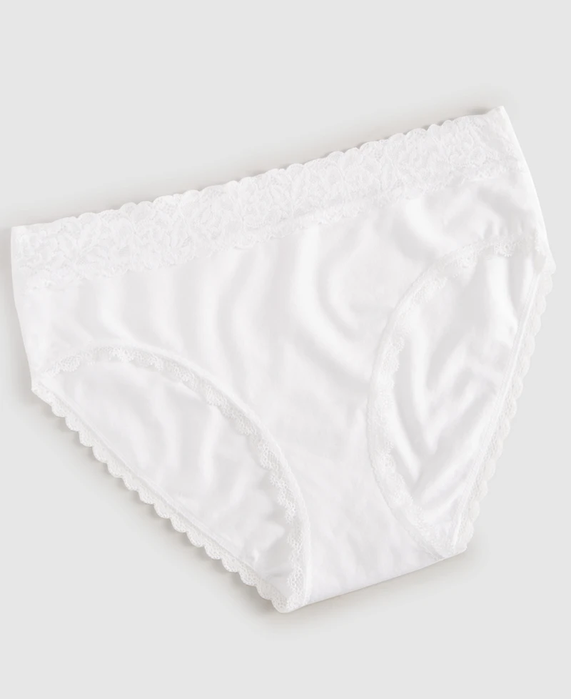 State of Day Women's Cotton Blend Lace-Trim Hipster Underwear, Created for Macy's