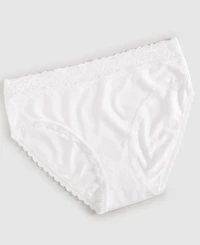 State of Day Women's Cotton Blend Lace-Trim Hipster Underwear, Created for Macy's