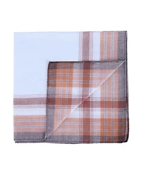 Trafalgar Checked Cotton Handkerchiefs (3 Pack)