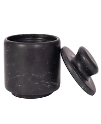 Artifacts Trading Company Marble Salt Cellar with Lid