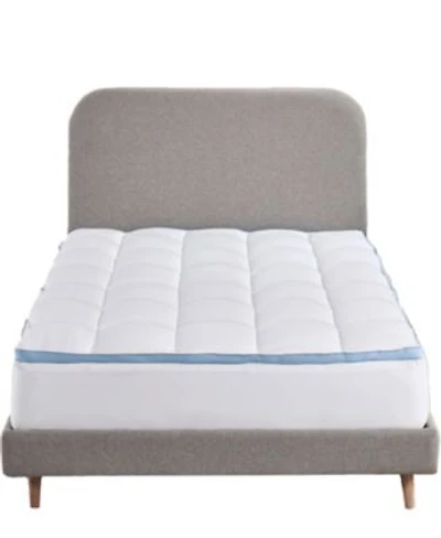 Extra Thick Cooling Mattress Topper Plush Pillow Top Mattress Topper By California Design Den