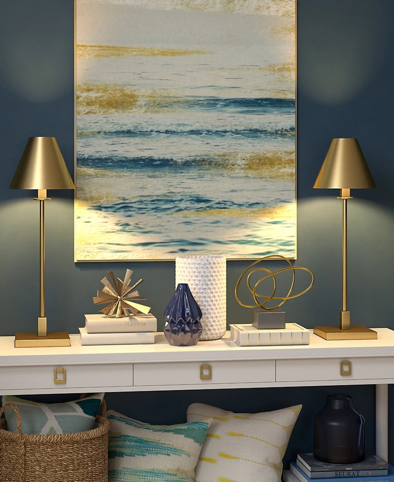 Clement 28" Tall Table Lamp with Metal Shade