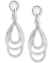 Effy Diamond Orbital Multiple Ring Drop Earrings (3/8 ct. t.w.) in Sterling Silver