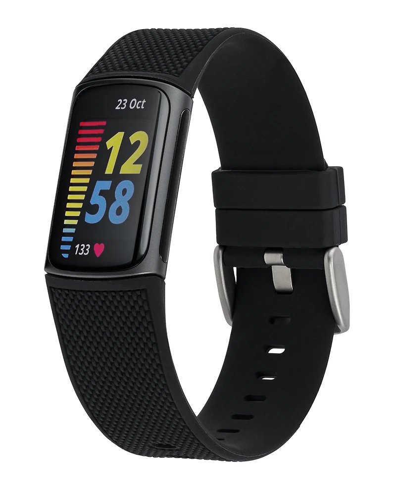 WITHit Multi Silicone and Stainless Steel Band Set Compatible with Fitbit Charge 5 and 6