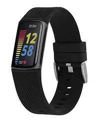 WITHit Multi Silicone and Stainless Steel Band Set Compatible with Fitbit Charge 5 and 6