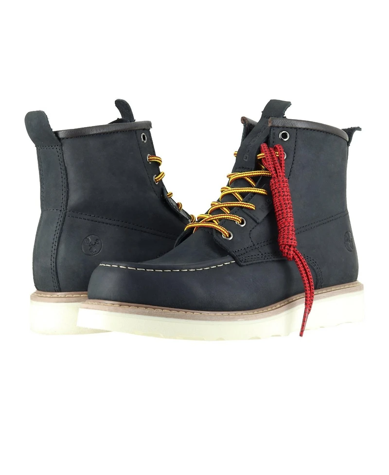 Berrendo Men's 6” Moc Toe Work Boots for Men – Wedge Steel Vibram Eva Outsole Eh Rated