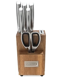 Cuisinart Classic 7-Piece Stainless Steel Knife & Block set