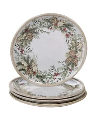 Certified International Holly and Ivy 16pc Dinnerware Set