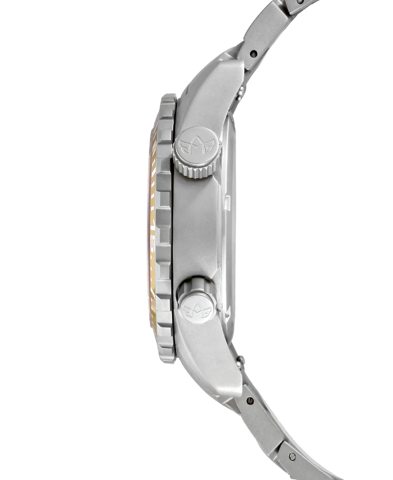 Abingdon Co. Women's Marina Diver's Multifunctional Titanium Bracelet Watch 40mm