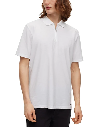 Hugo by Boss Men's Dekok Zip-Closure Polo Shirt