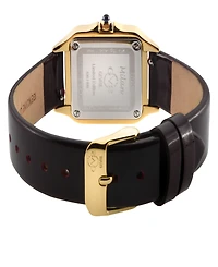 GV2 by Gevril Women's Milan Leather Watch 27.5mm