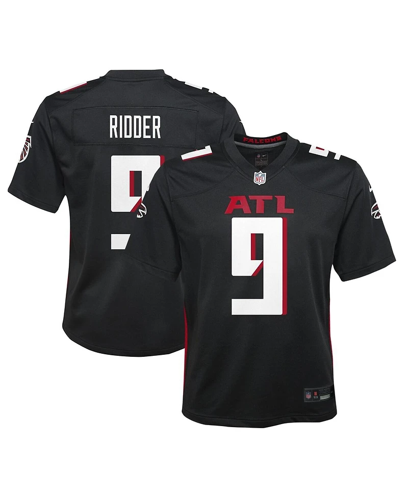 Big Boys Nike Desmond Ridder Black Atlanta Falcons Game Jersey