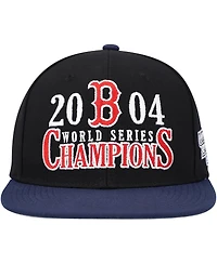 Men's Mitchell & Ness Black Boston Red Sox World Series Champs Snapback Hat