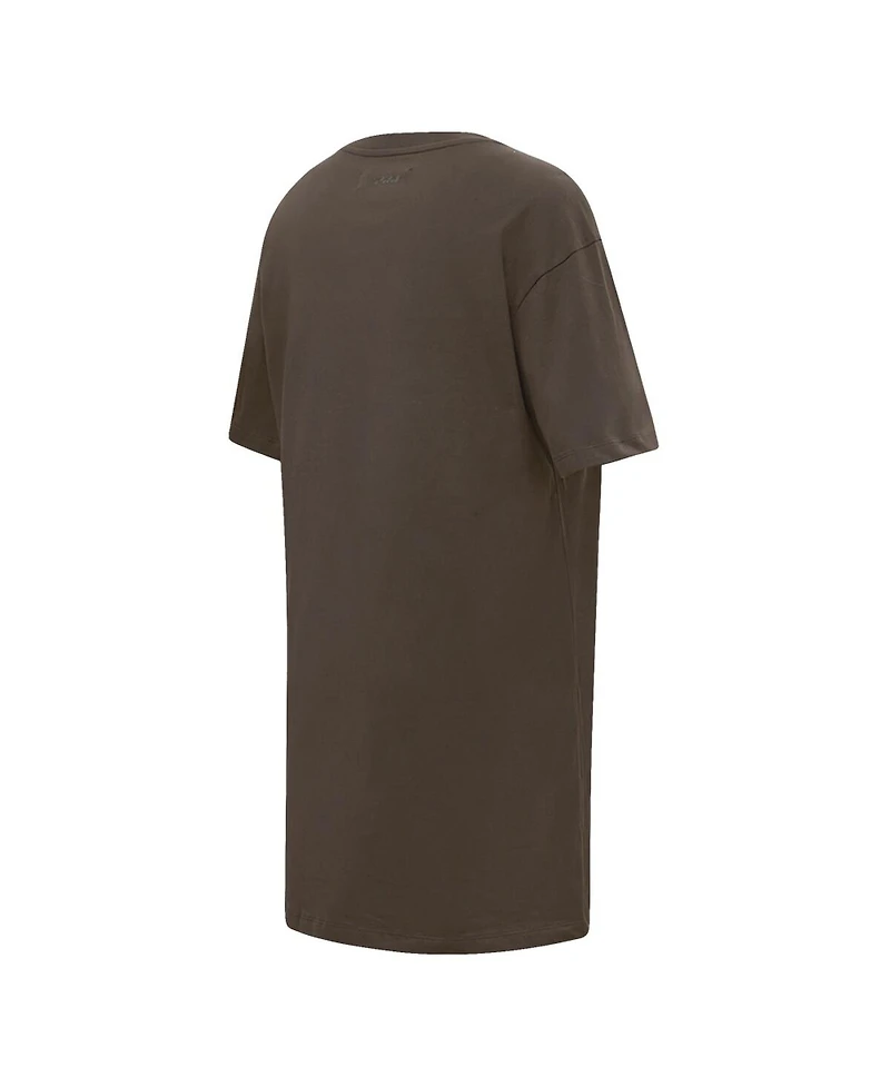 Women's Pro Standard Brown New York Yankees Neutral T-shirt Dress