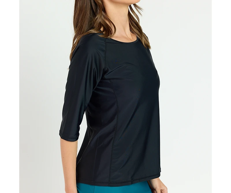 Calypsa Women's Loose Fit Margaux Swim Top